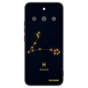 Picasee fekete szilikon tok az alábbi mobiltelefonokra Realme 11 Pro+ - PISCES