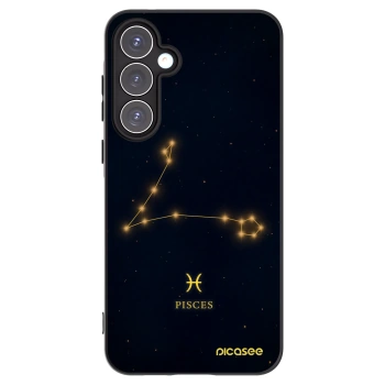Picasee fekete szilikon tok az alábbi mobiltelefonokra Samsung Galaxy A55 5G A556B - PISCES