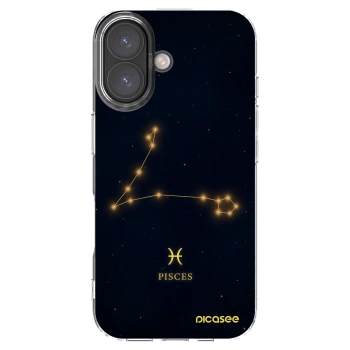 Picasee átlátszó szilikon tok az alábbi mobiltelefonokra Apple iPhone 16 - PISCES
