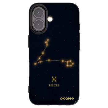 Picasee fekete szilikon tok az alábbi mobiltelefonokra Apple iPhone 16 - PISCES