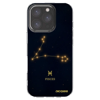Picasee átlátszó szilikon tok az alábbi mobiltelefonokra Apple iPhone 16 Pro - PISCES