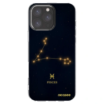 Picasee átlátszó szilikon tok az alábbi mobiltelefonokra Apple iPhone 16 Pro Max - PISCES