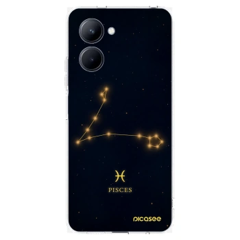 Picasee átlátszó szilikon tok az alábbi mobiltelefonokra Realme C33 (2023) - PISCES