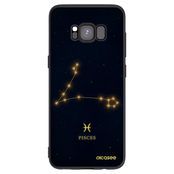 Picasee fekete szilikon tok az alábbi mobiltelefonokra Samsung Galaxy S8 G950F - PISCES