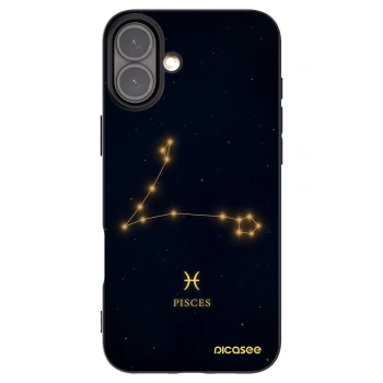 Picasee fekete szilikon tok az alábbi mobiltelefonokra Apple iPhone 16 Plus - PISCES