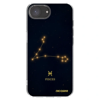 Picasee átlátszó szilikon tok az alábbi mobiltelefonokra Apple iPhone 16e - PISCES