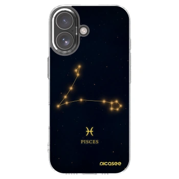Picasee átlátszó szilikon tok az alábbi mobiltelefonokra Apple iPhone 17 - PISCES