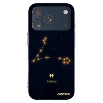 Picasee átlátszó szilikon tok az alábbi mobiltelefonokra Apple iPhone 17 Pro - PISCES