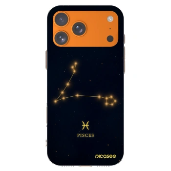 Picasee átlátszó szilikon tok az alábbi mobiltelefonokra Apple iPhone 17 Pro Max - PISCES