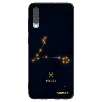 Picasee fekete szilikon tok az alábbi mobiltelefonokra Samsung Galaxy A70 A705F - PISCES
