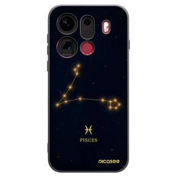 Picasee fekete szilikon tok az alábbi mobiltelefonokra OPPO Find X9 Pro - PISCES