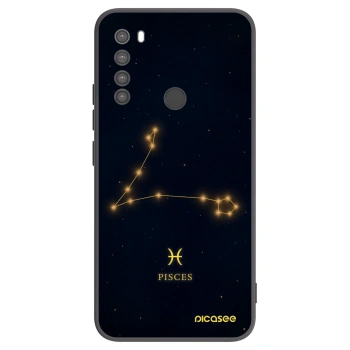 Picasee fekete szilikon tok az alábbi mobiltelefonokra Xiaomi Redmi Note 8 - PISCES