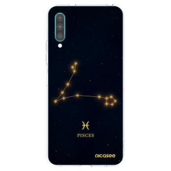 Picasee átlátszó szilikon tok az alábbi mobiltelefonokra Samsung Galaxy A30s A307F - PISCES