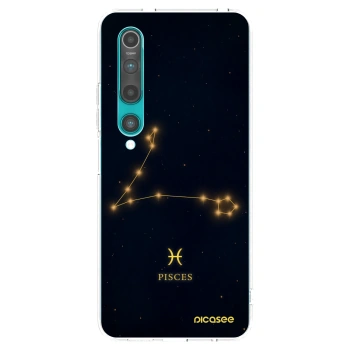 Picasee átlátszó szilikon tok az alábbi mobiltelefonokra Xiaomi Mi 10 - PISCES