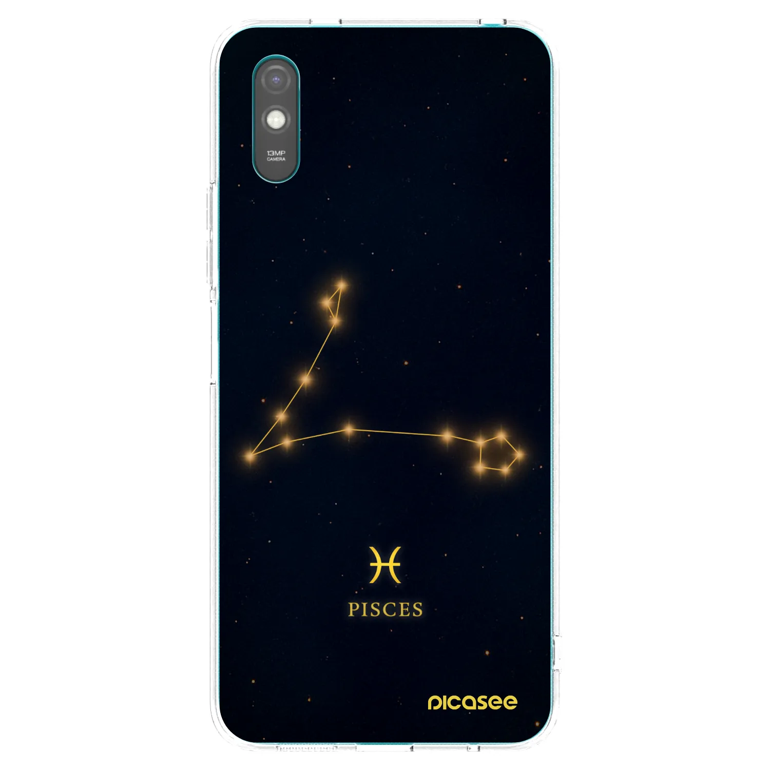 Picasee átlátszó szilikon tok az alábbi mobiltelefonokra Xiaomi Redmi 9A - PISCES