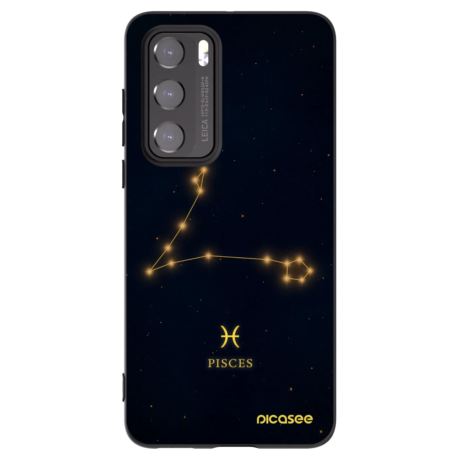 Picasee fekete szilikon tok az alábbi mobiltelefonokra Huawei P40 - PISCES