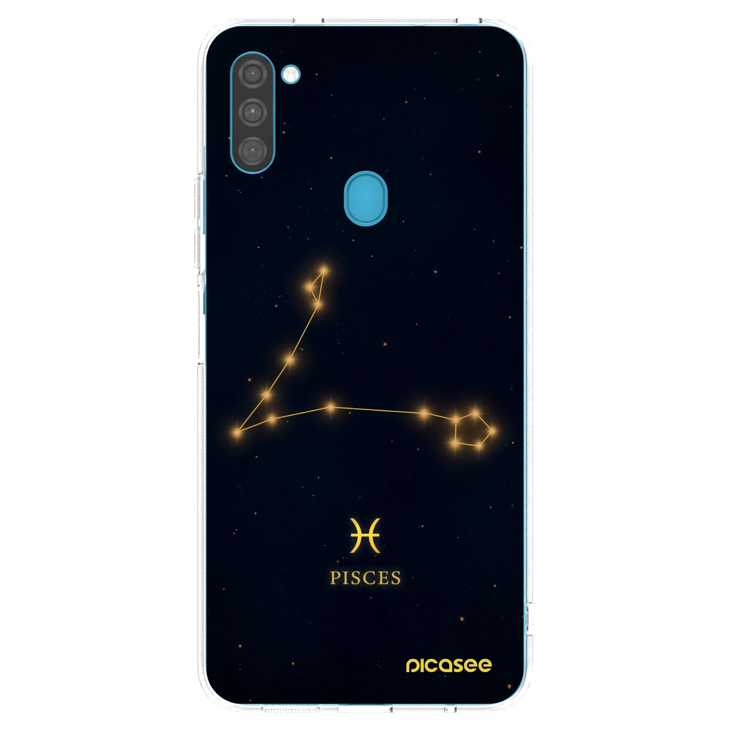 Picasee átlátszó szilikon tok az alábbi mobiltelefonokra Samsung Galaxy M11 - PISCES