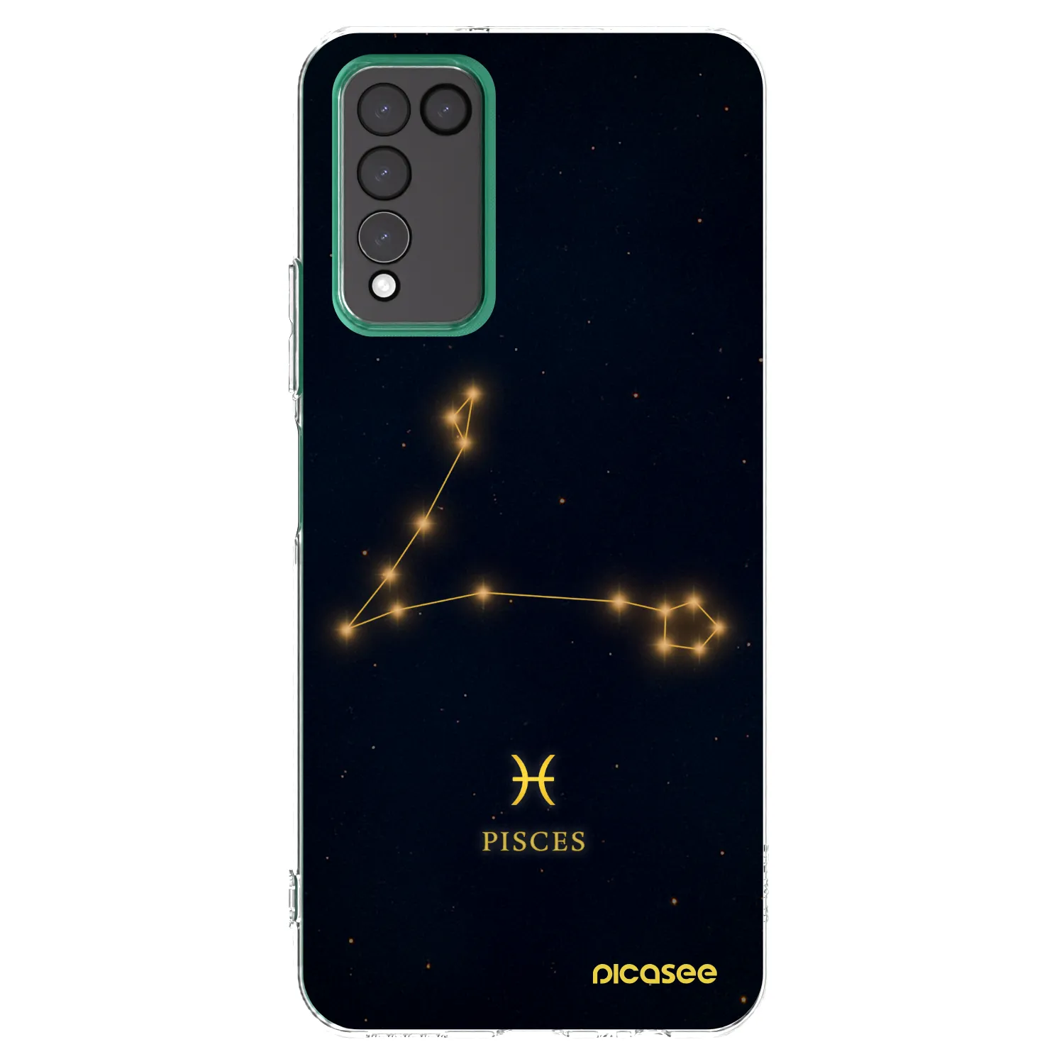Picasee átlátszó szilikon tok az alábbi mobiltelefonokra Honor 10X Lite - PISCES