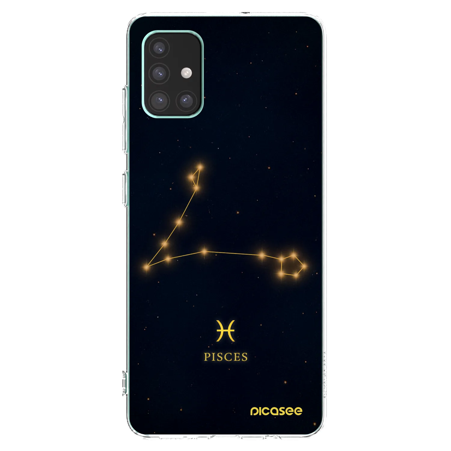Picasee átlátszó szilikon tok az alábbi mobiltelefonokra Samsung Galaxy M51 M515F - PISCES