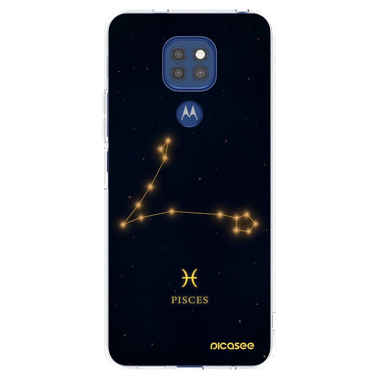 Picasee átlátszó szilikon tok az alábbi mobiltelefonokra Motorola Moto G9 Play - PISCES