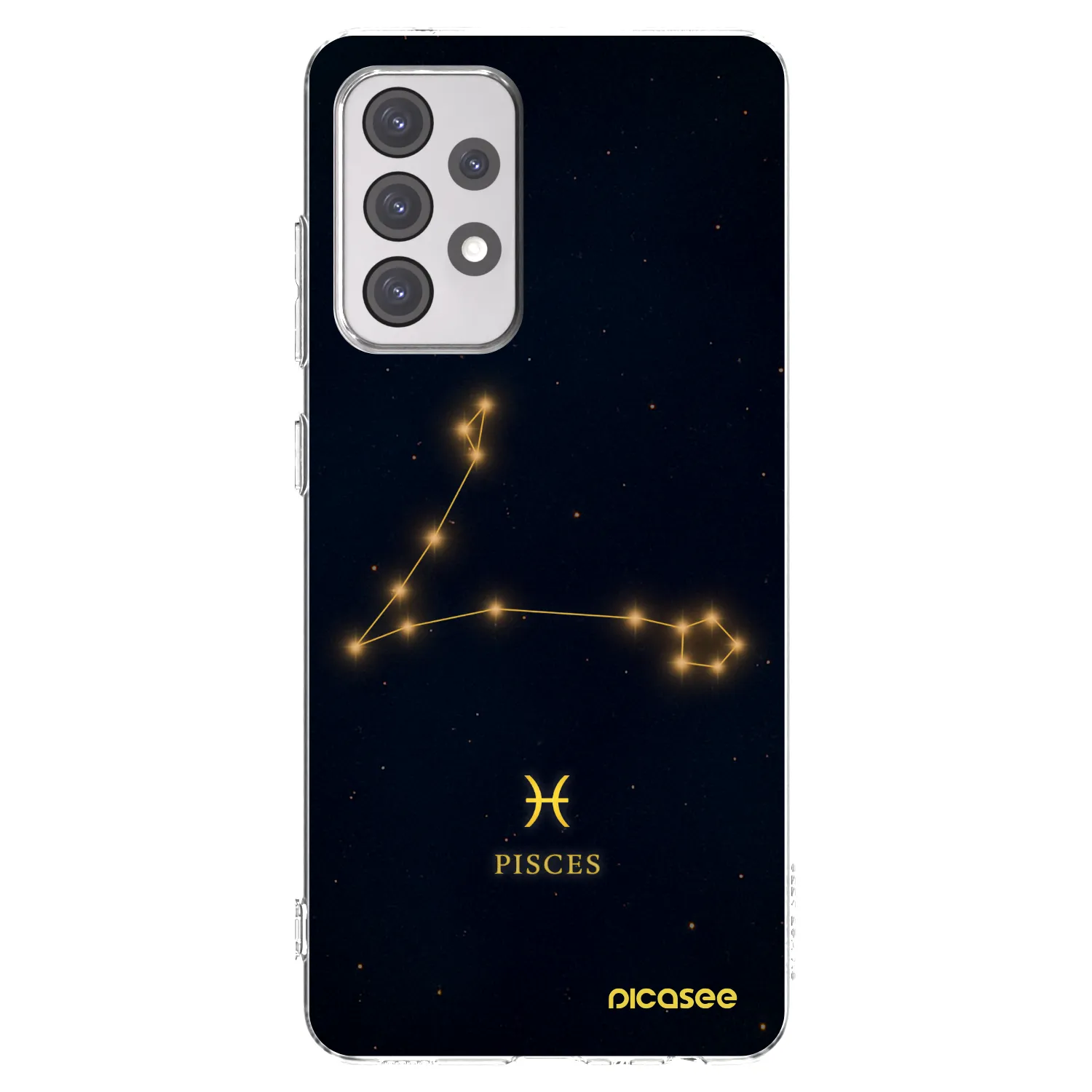 Picasee átlátszó szilikon tok az alábbi mobiltelefonokra Samsung Galaxy A52 5G A525F - PISCES