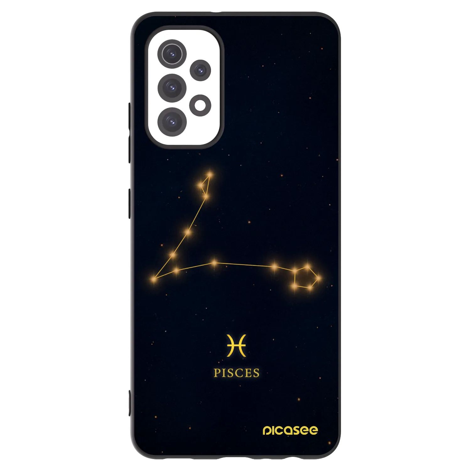 Picasee fekete szilikon tok az alábbi mobiltelefonokra Samsung Galaxy A32 5G A326B - PISCES