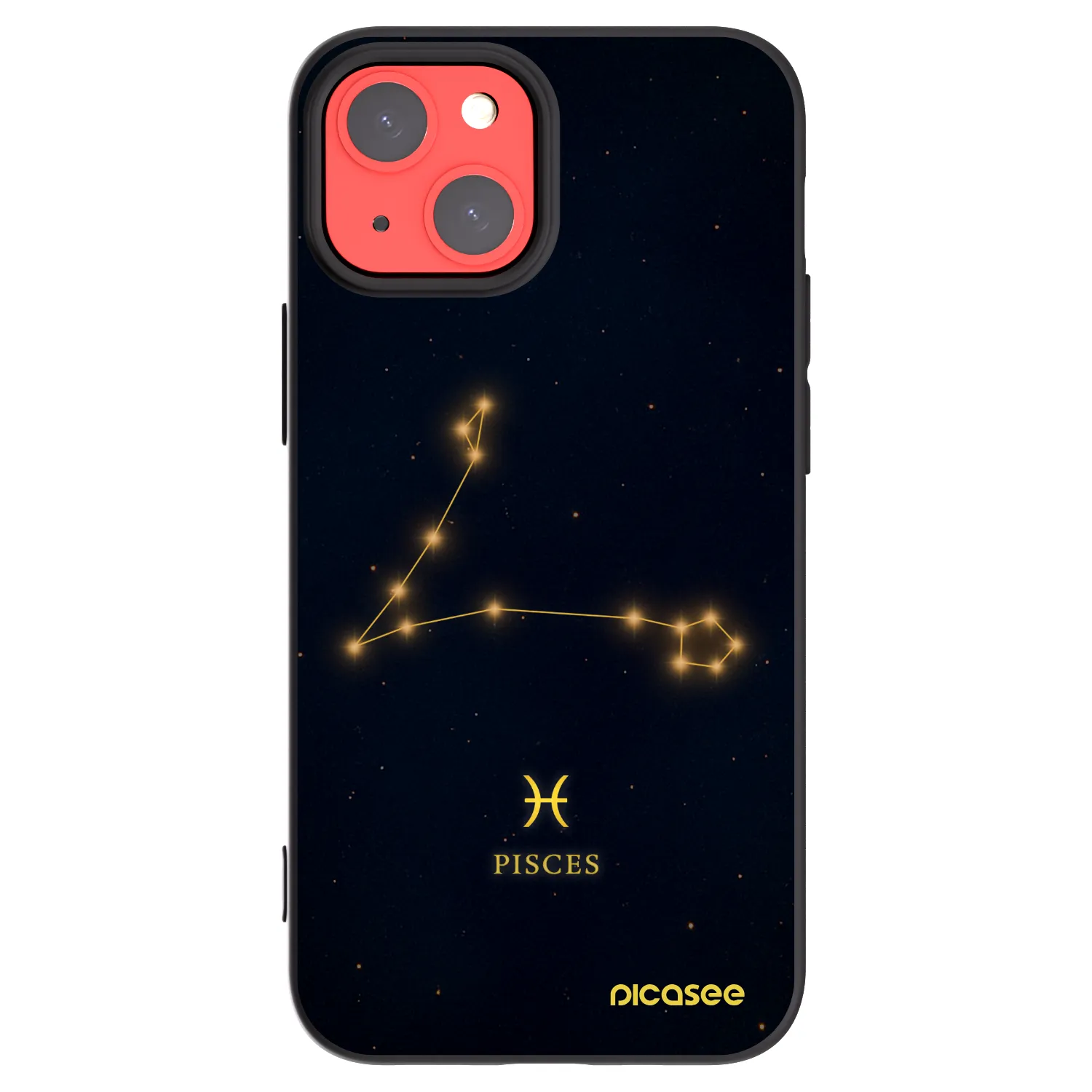 Picasee fekete szilikon tok az alábbi mobiltelefonokra Apple iPhone 13 mini - PISCES