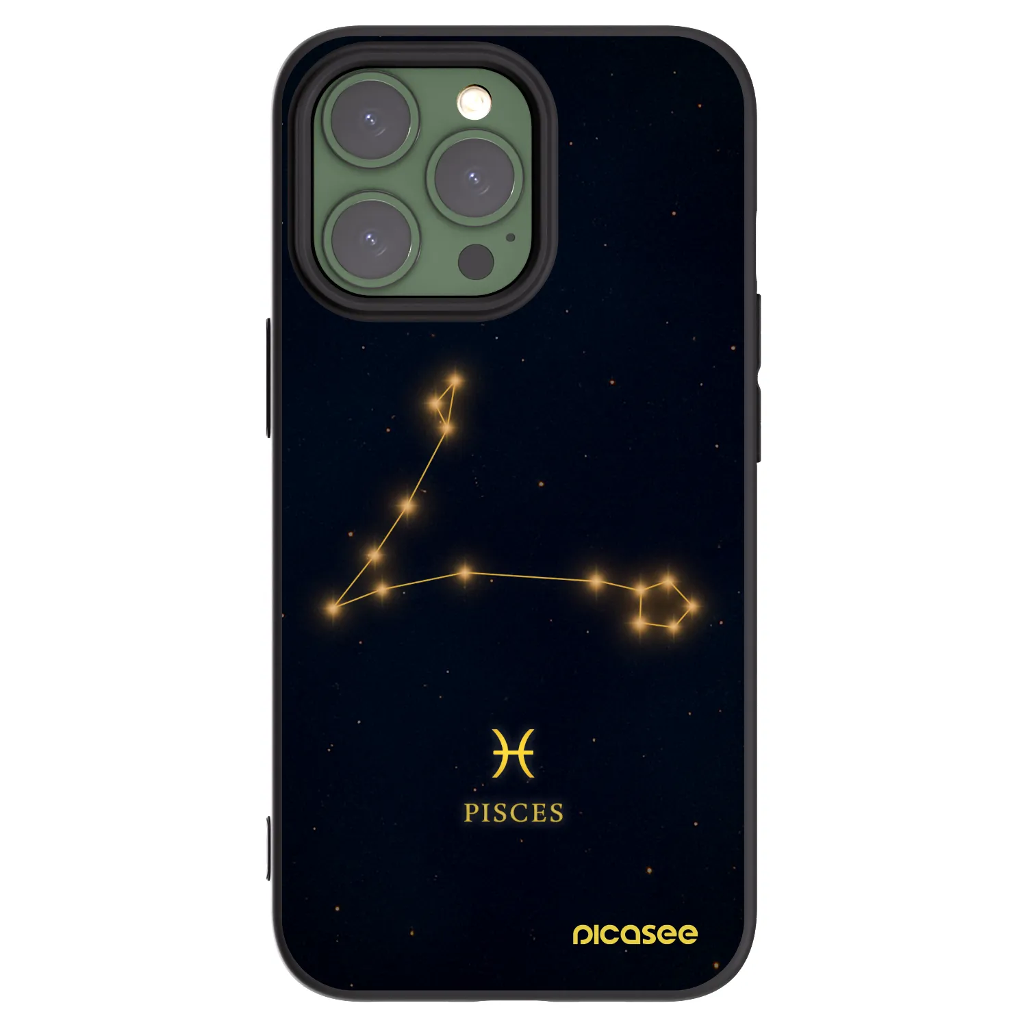 Picasee fekete szilikon tok az alábbi mobiltelefonokra Apple iPhone 13 Pro - PISCES