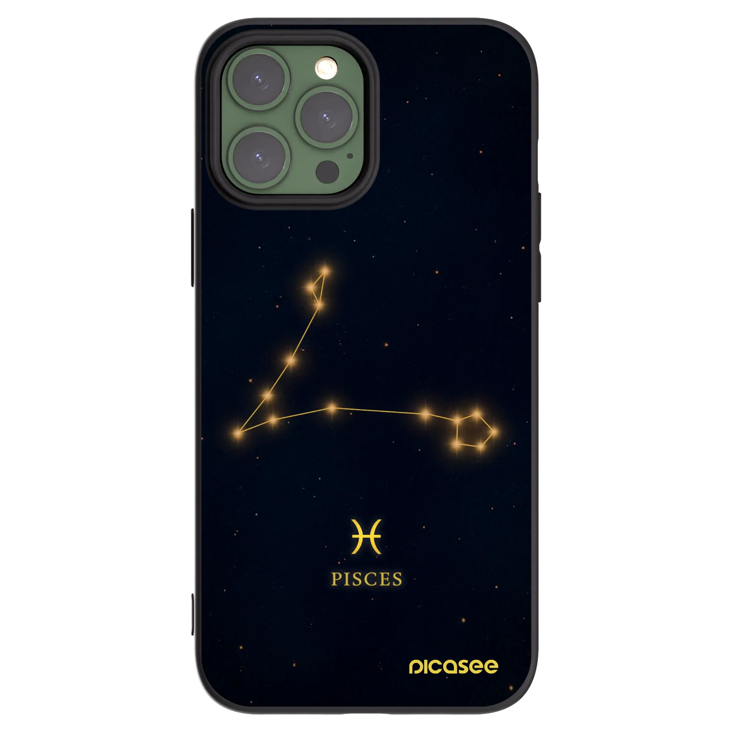 Picasee fekete szilikon tok az alábbi mobiltelefonokra Apple iPhone 13 Pro Max - PISCES