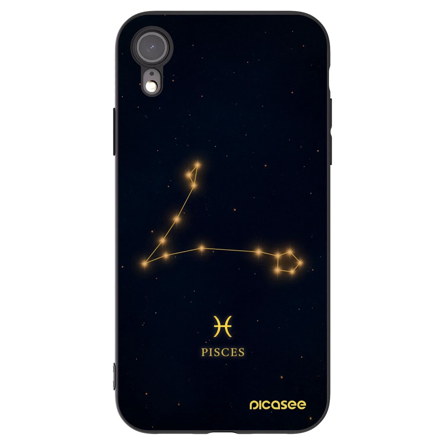 Picasee fekete szilikon tok az alábbi mobiltelefonokra Apple iPhone XR - PISCES