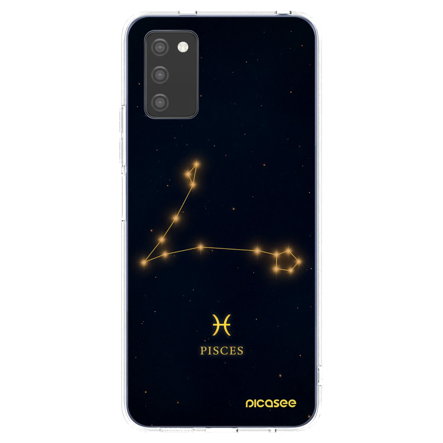 Picasee átlátszó szilikon tok az alábbi mobiltelefonokra Samsung Galaxy A02s A025G - PISCES