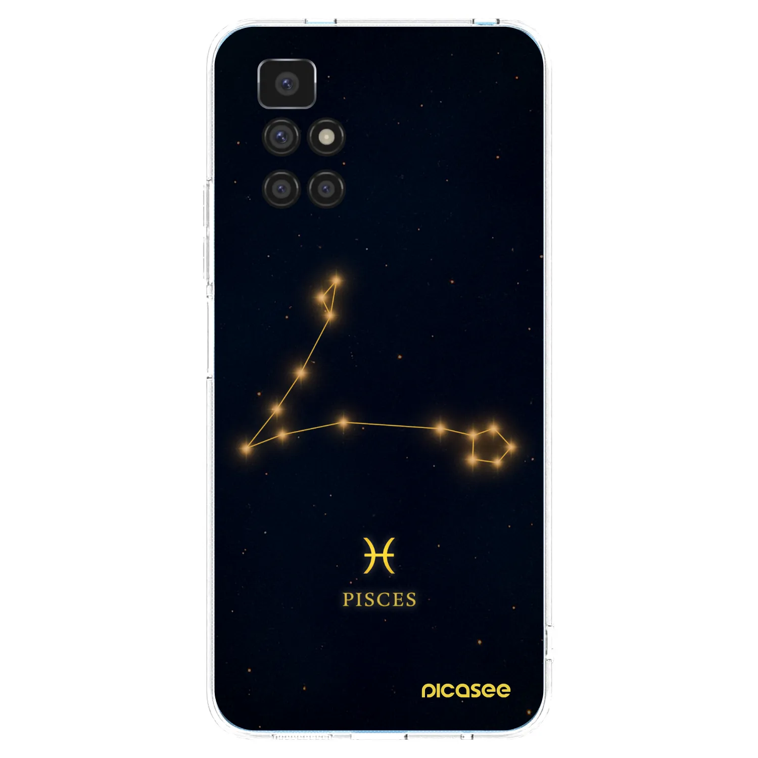 Picasee átlátszó szilikon tok az alábbi mobiltelefonokra Xiaomi Redmi 10 - PISCES