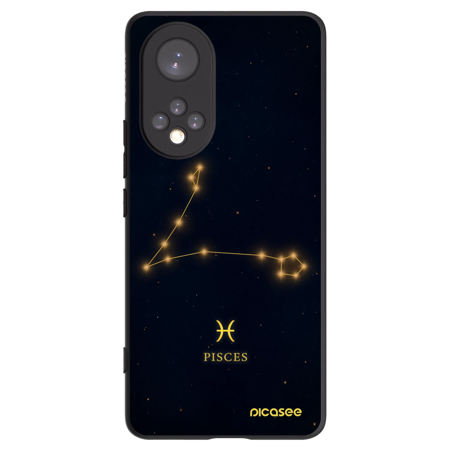 Picasee fekete szilikon tok az alábbi mobiltelefonokra Honor 50 5G - PISCES