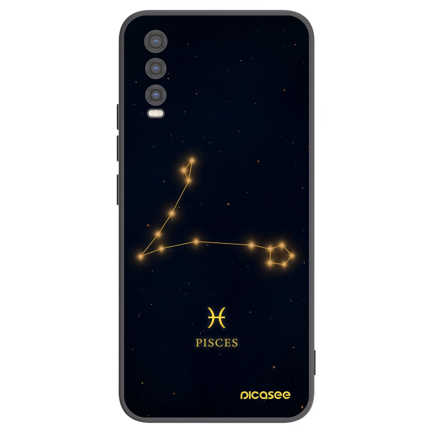 Picasee fekete szilikon tok az alábbi mobiltelefonokra Vivo Y20s - PISCES