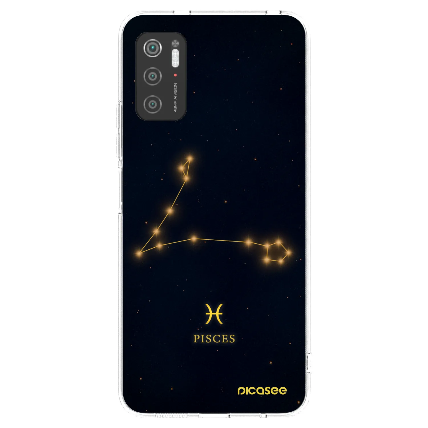 Picasee átlátszó szilikon tok az alábbi mobiltelefonokra Xiaomi Poco M3 Pro 5G - PISCES