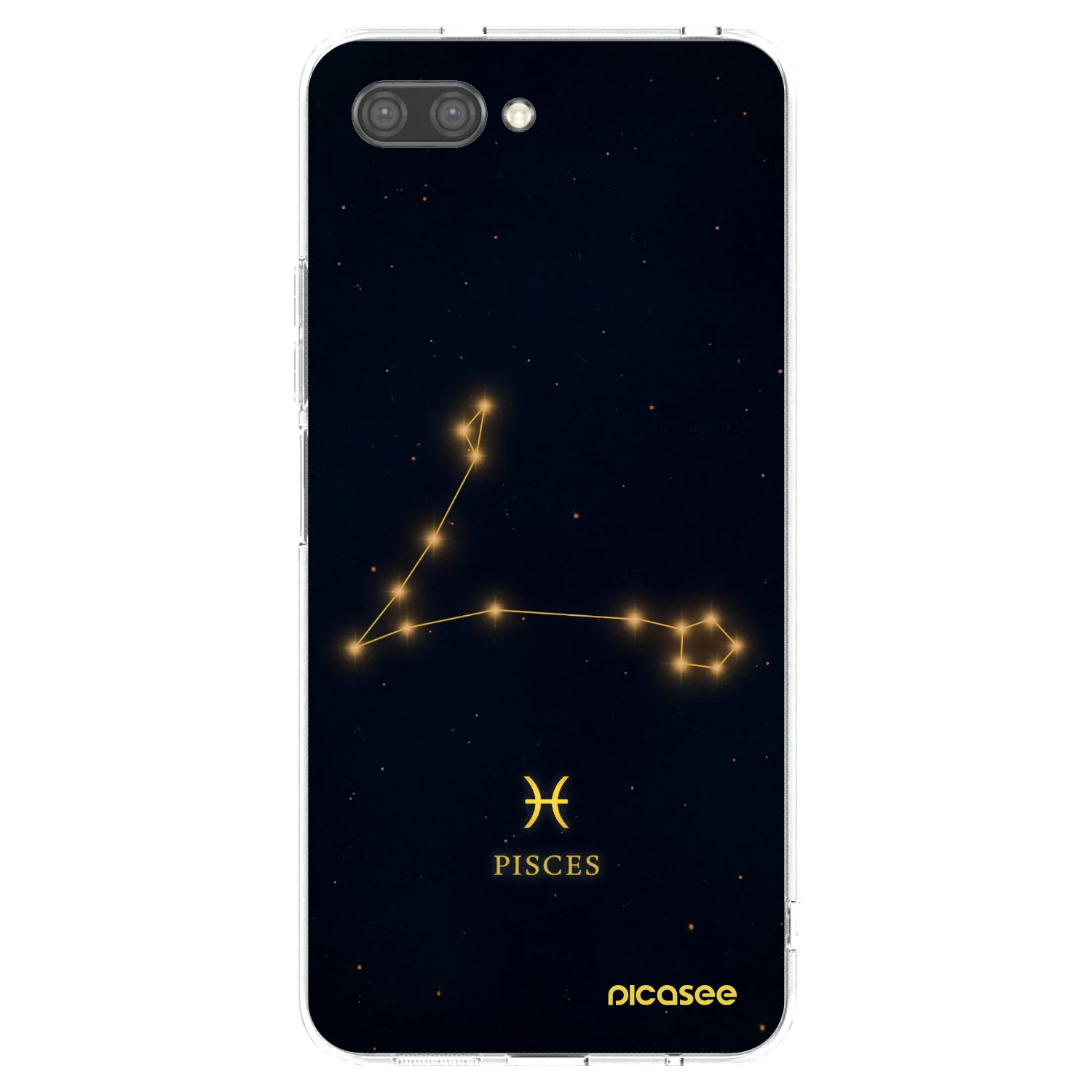 Picasee átlátszó szilikon tok az alábbi mobiltelefonokra Honor 10 - PISCES