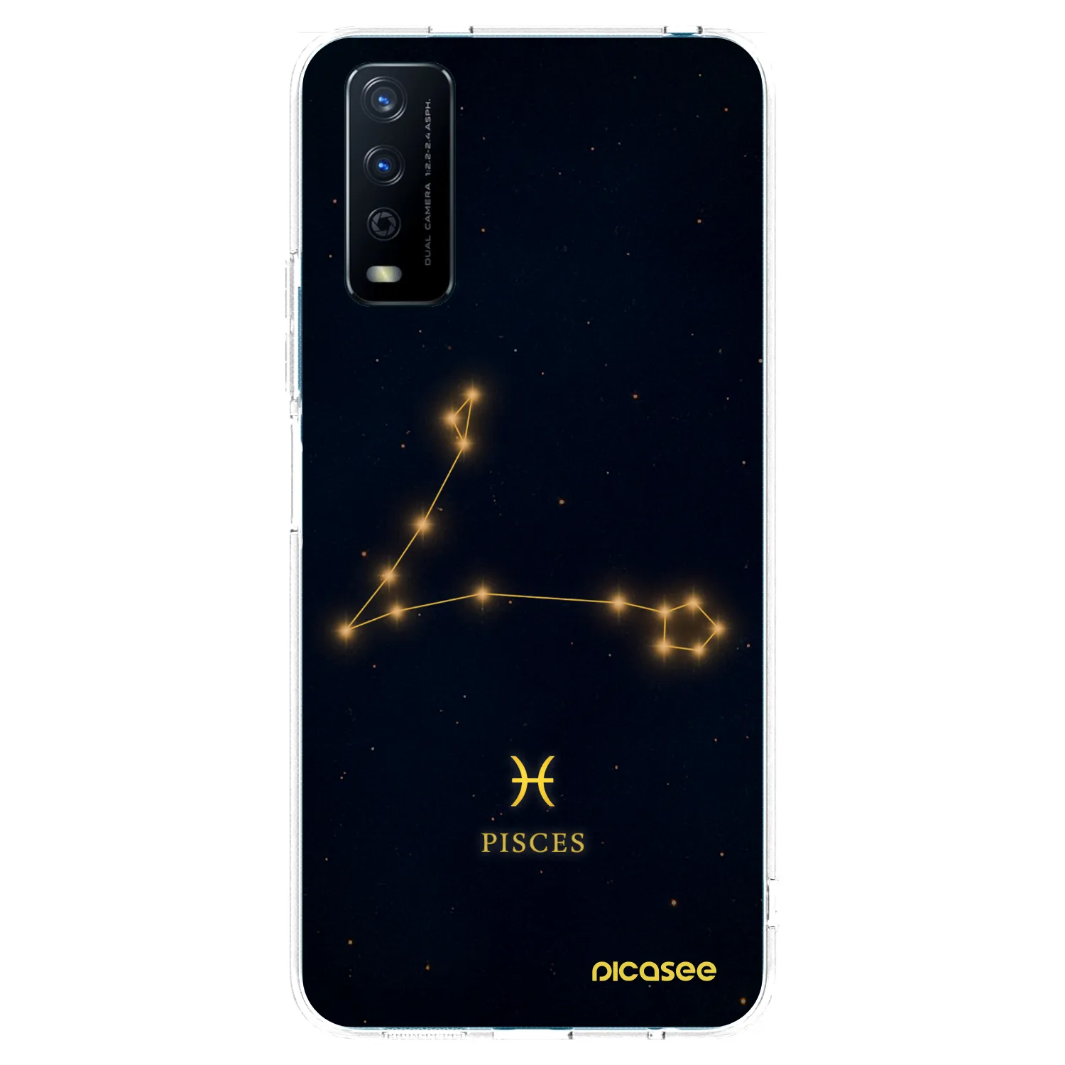 Picasee átlátszó szilikon tok az alábbi mobiltelefonokra Vivo Y11s - PISCES