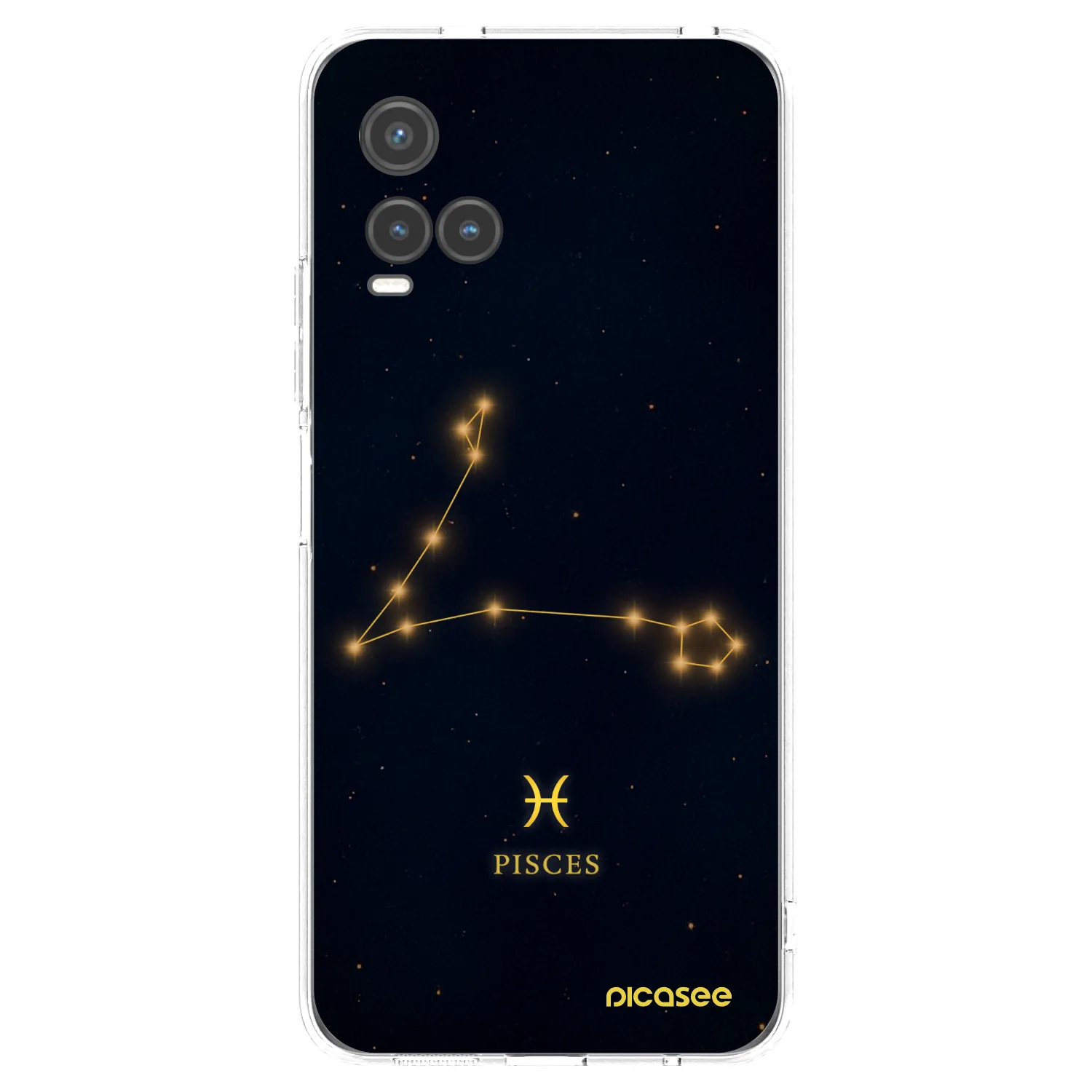 Picasee átlátszó szilikon tok az alábbi mobiltelefonokra Vivo Y33s - PISCES