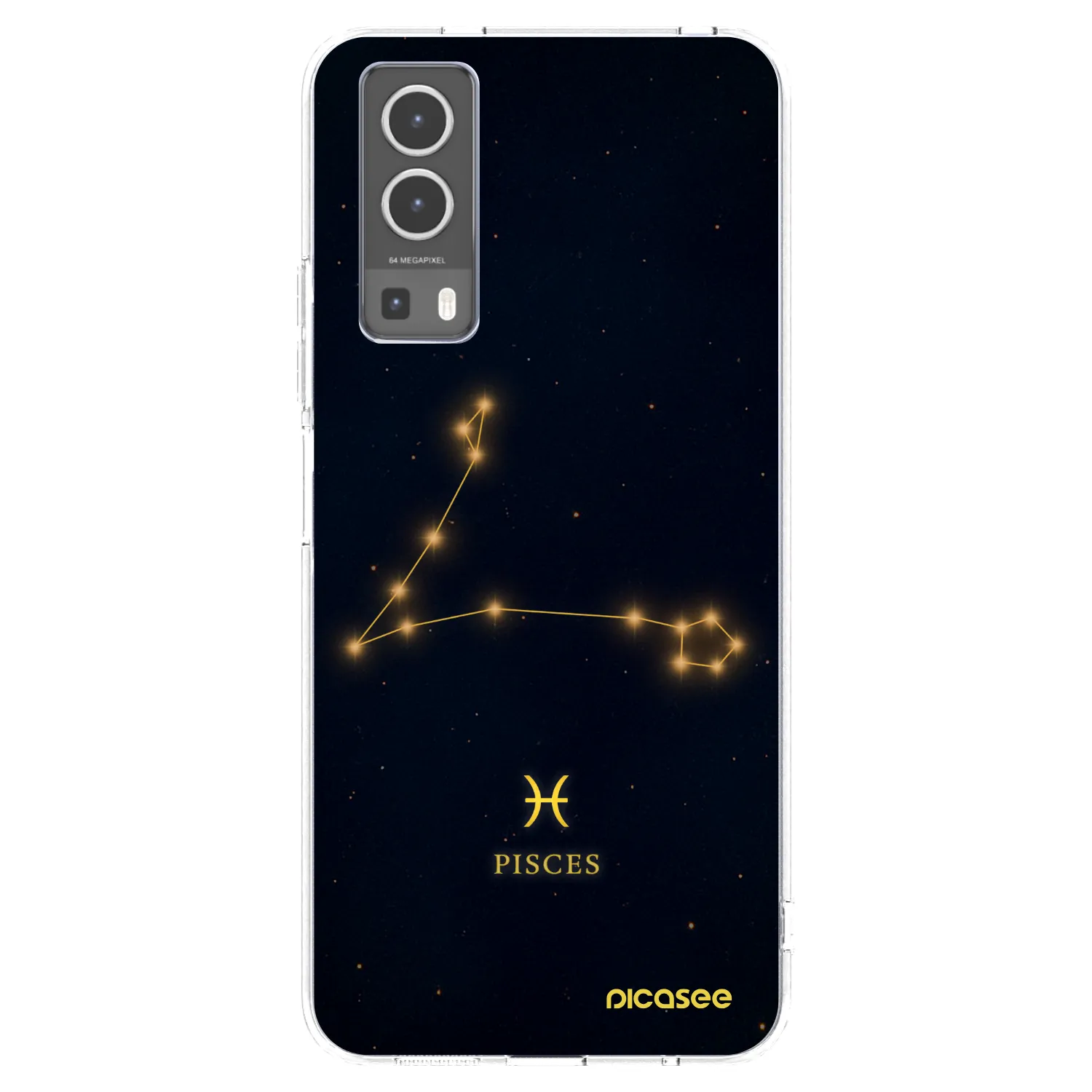 Picasee átlátszó szilikon tok az alábbi mobiltelefonokra Vivo Y72 5G - PISCES