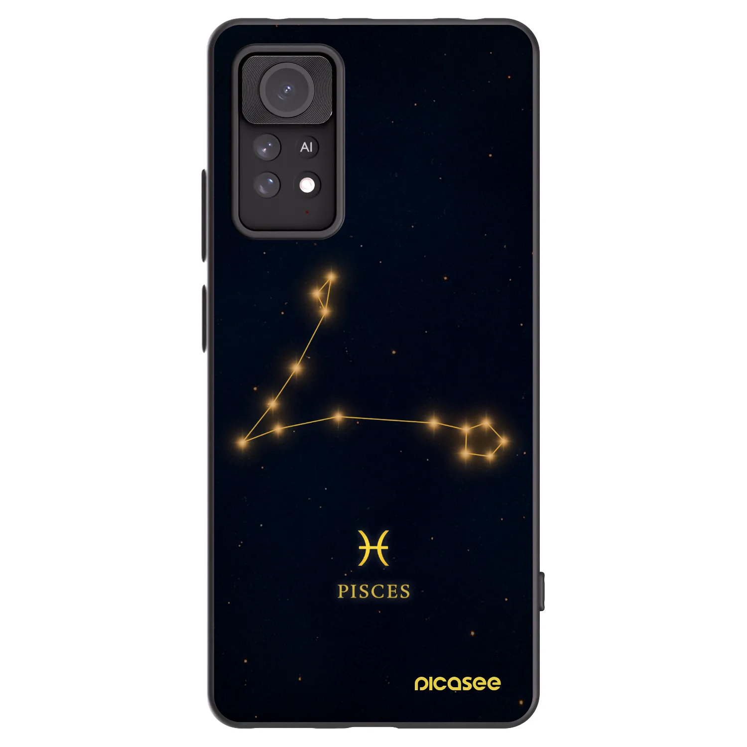Picasee fekete szilikon tok az alábbi mobiltelefonokra Xiaomi Redmi Note 11 Pro 5G - PISCES