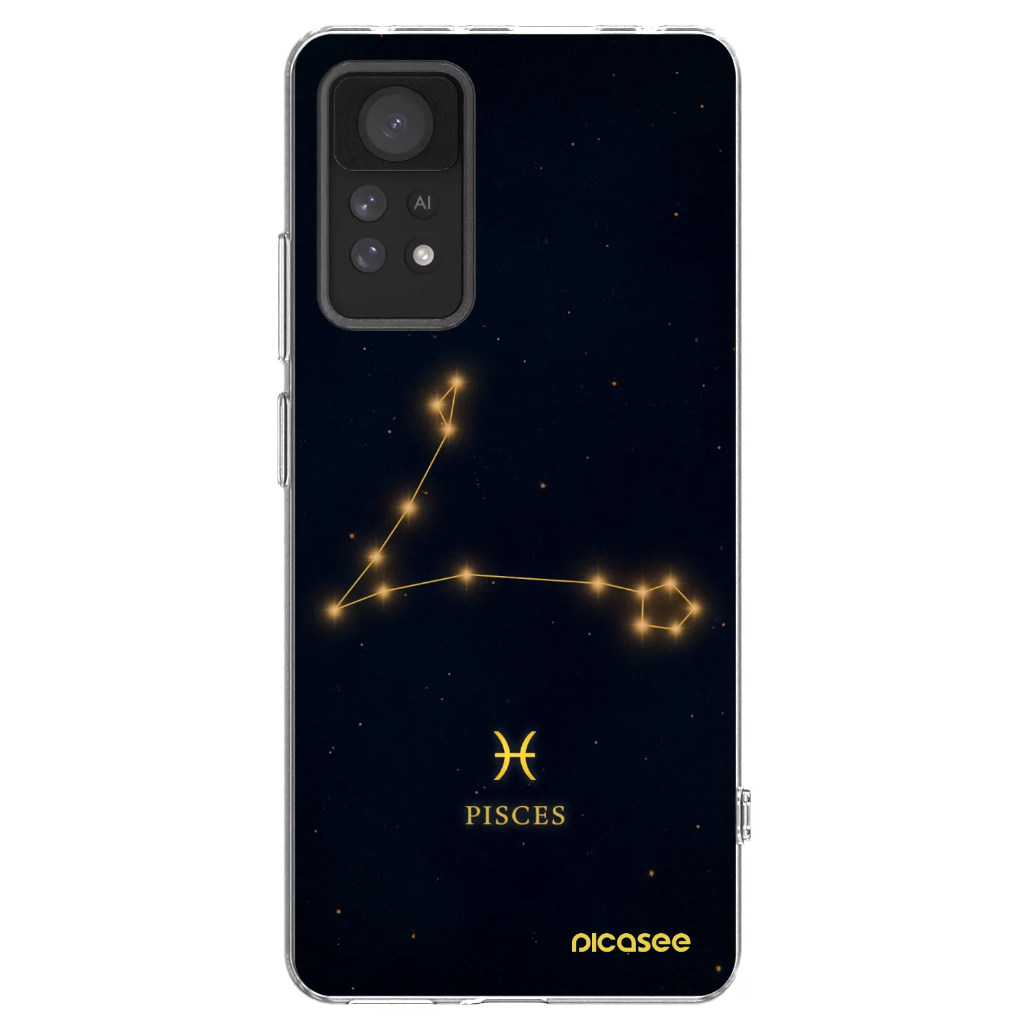 Picasee átlátszó szilikon tok az alábbi mobiltelefonokra Xiaomi Redmi Note 11 Pro 5G - PISCES