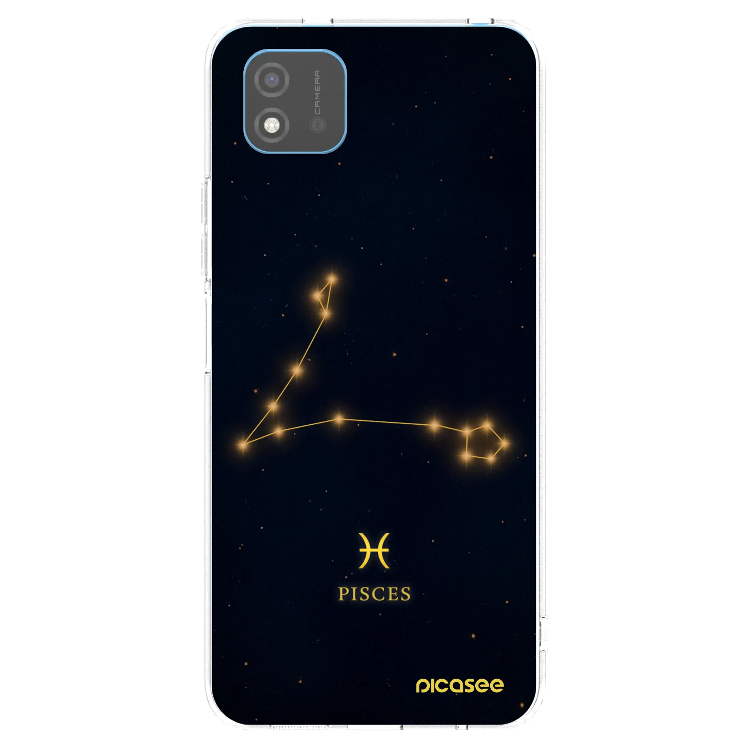Picasee átlátszó szilikon tok az alábbi mobiltelefonokra Realme C11 (2021) - PISCES