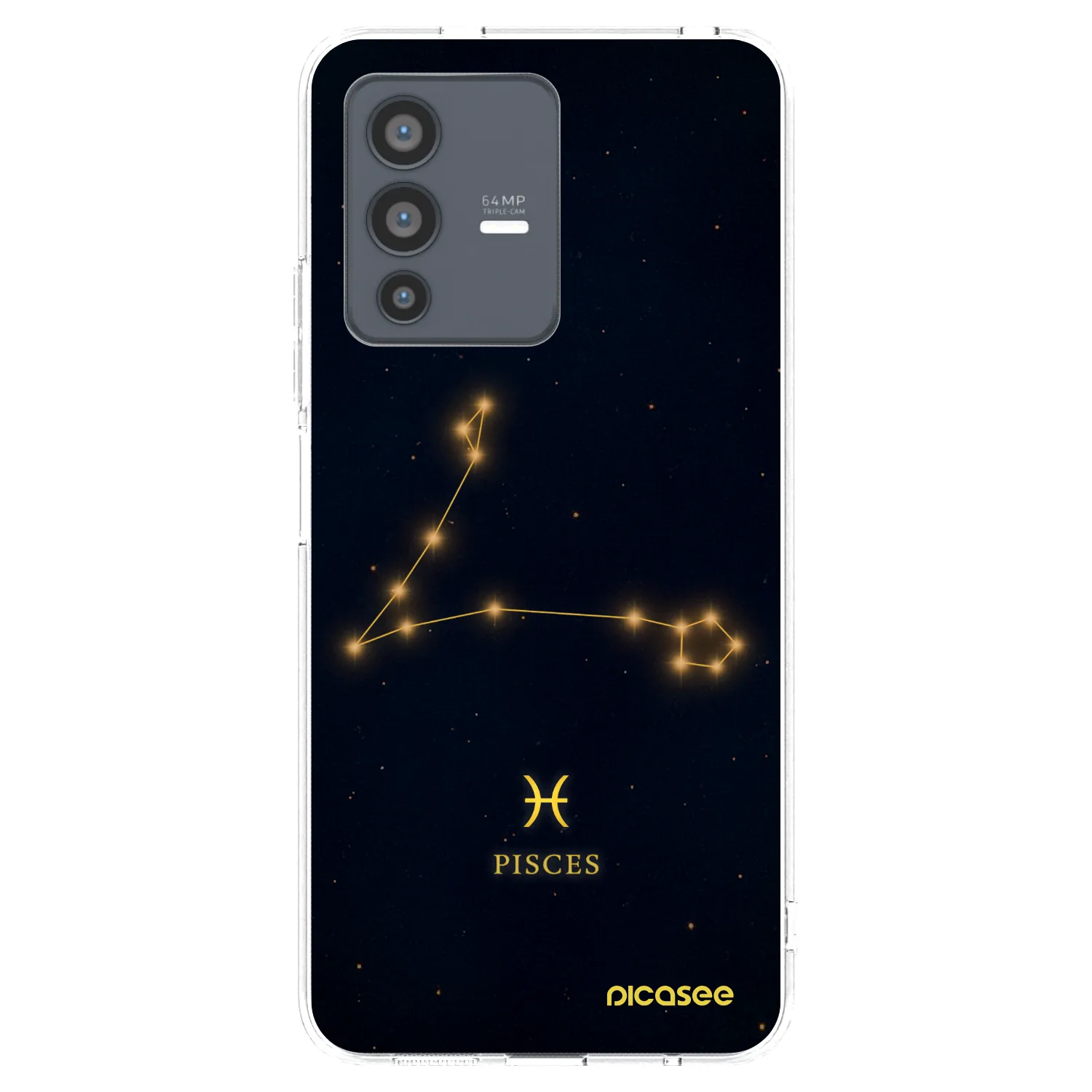 Picasee átlátszó szilikon tok az alábbi mobiltelefonokra Vivo V23 5G - PISCES