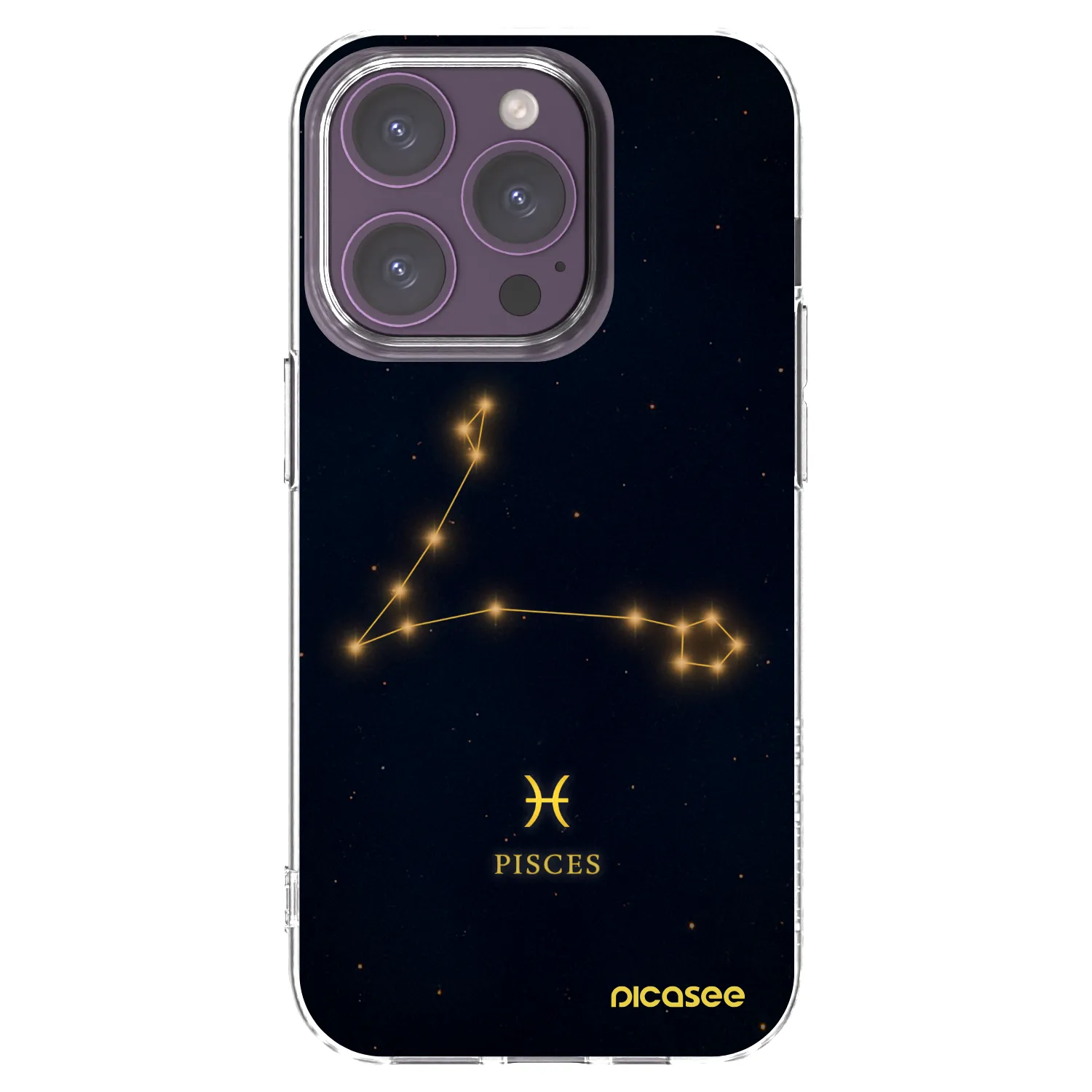 Picasee átlátszó szilikon tok az alábbi mobiltelefonokra Apple iPhone 14 Pro - PISCES