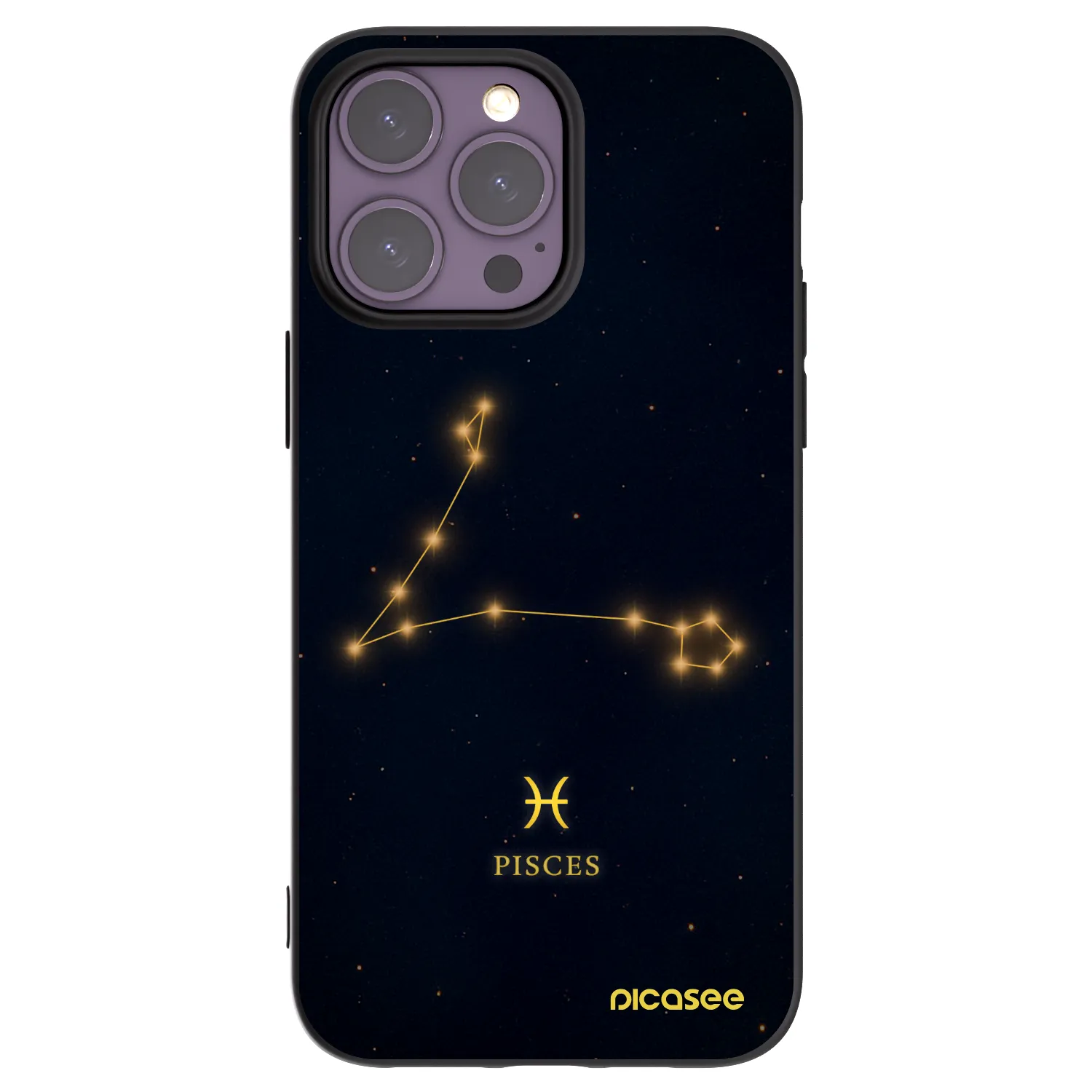 Picasee fekete szilikon tok az alábbi mobiltelefonokra Apple iPhone 14 Pro Max - PISCES
