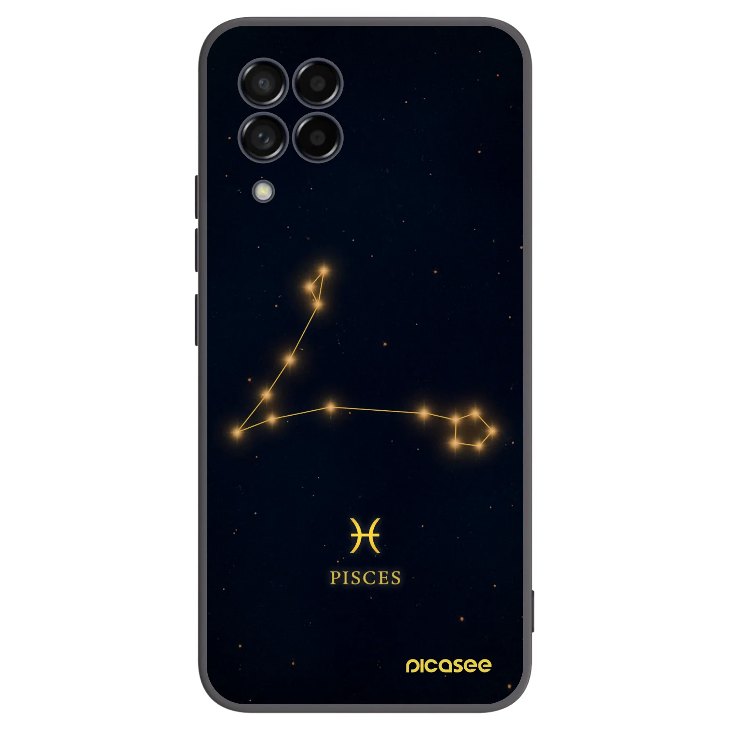 Picasee fekete szilikon tok az alábbi mobiltelefonokra Samsung Galaxy M53 5G - PISCES