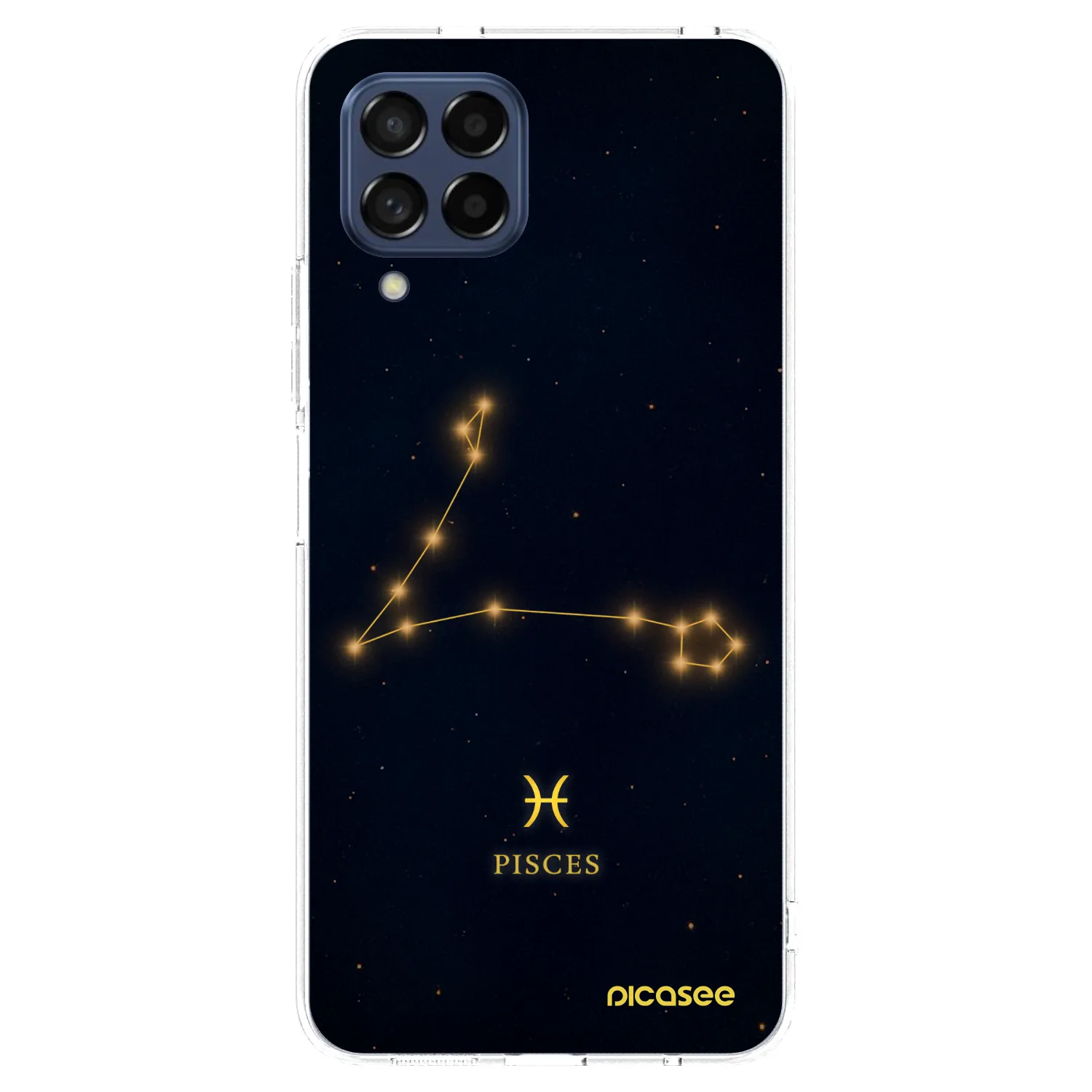 Picasee átlátszó szilikon tok az alábbi mobiltelefonokra Samsung Galaxy M53 5G - PISCES