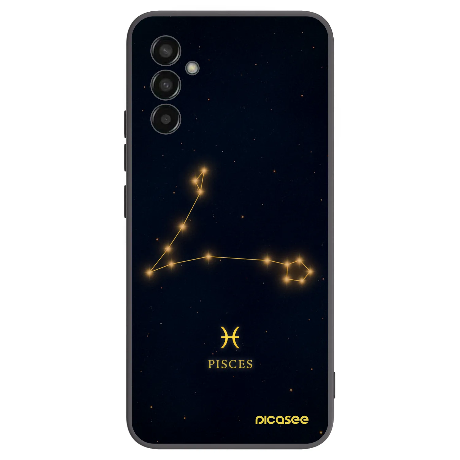 Picasee fekete szilikon tok az alábbi mobiltelefonokra Samsung Galaxy M13 M135F - PISCES