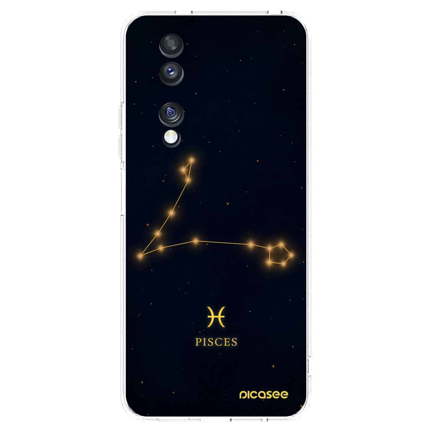 Picasee átlátszó szilikon tok az alábbi mobiltelefonokra Honor 70 - PISCES