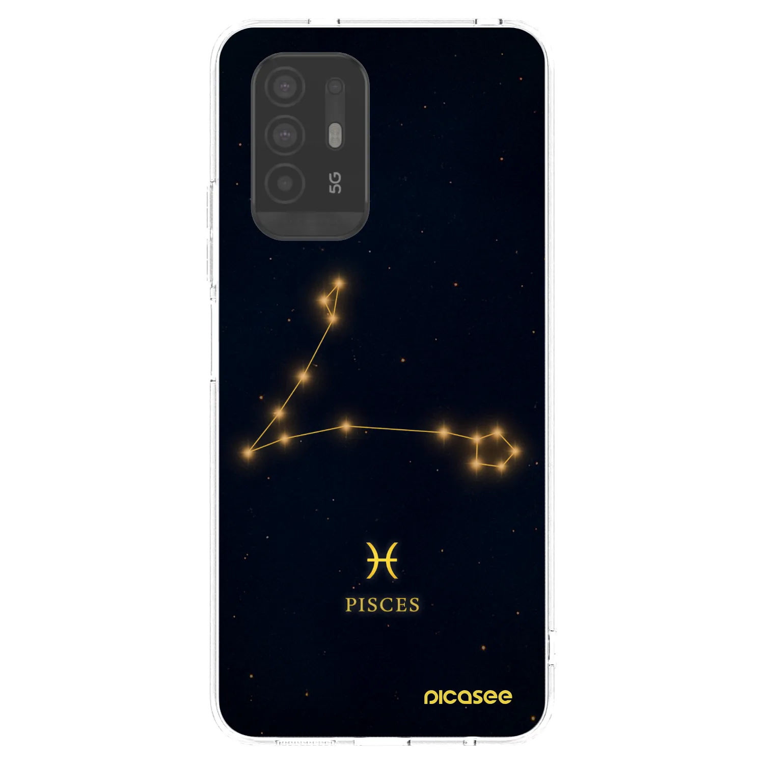 Picasee átlátszó szilikon tok az alábbi mobiltelefonokra OPPO A94 5G - PISCES